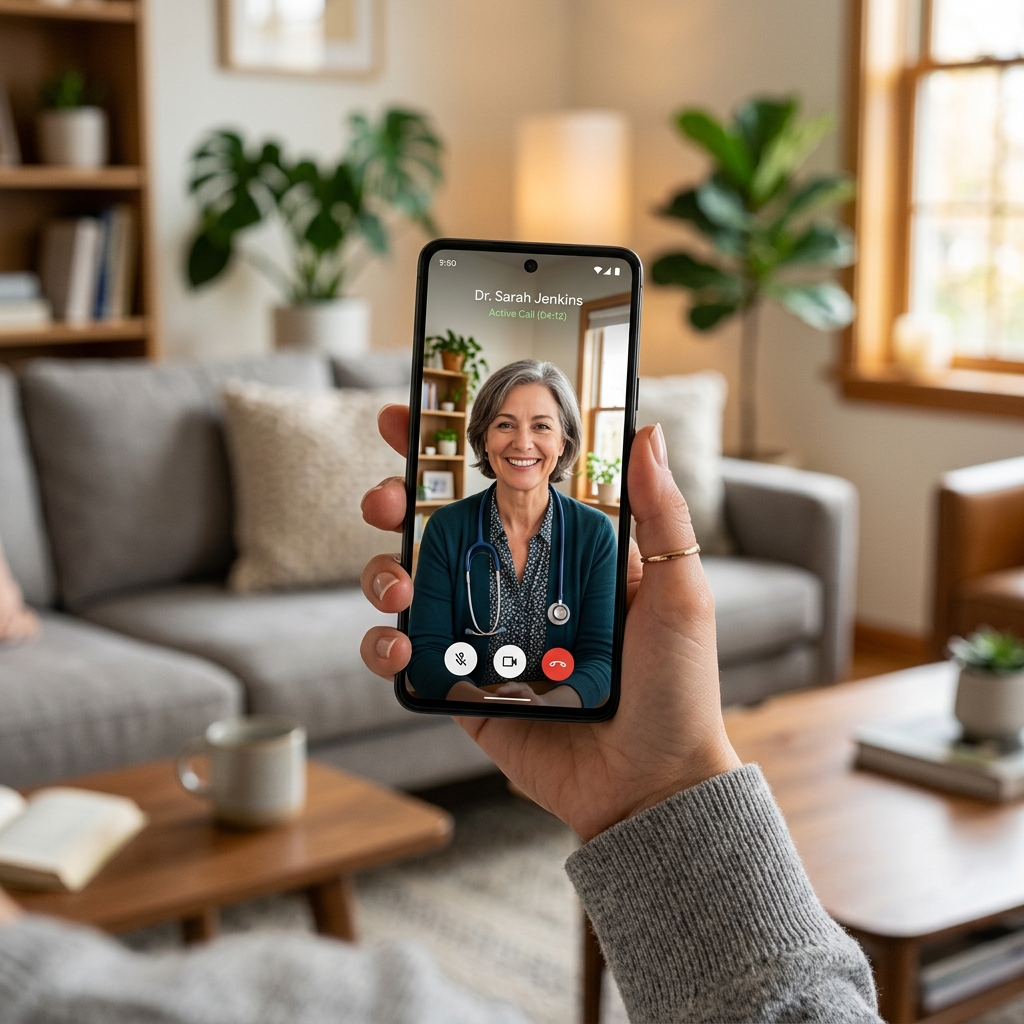 Video Consultation on Phone